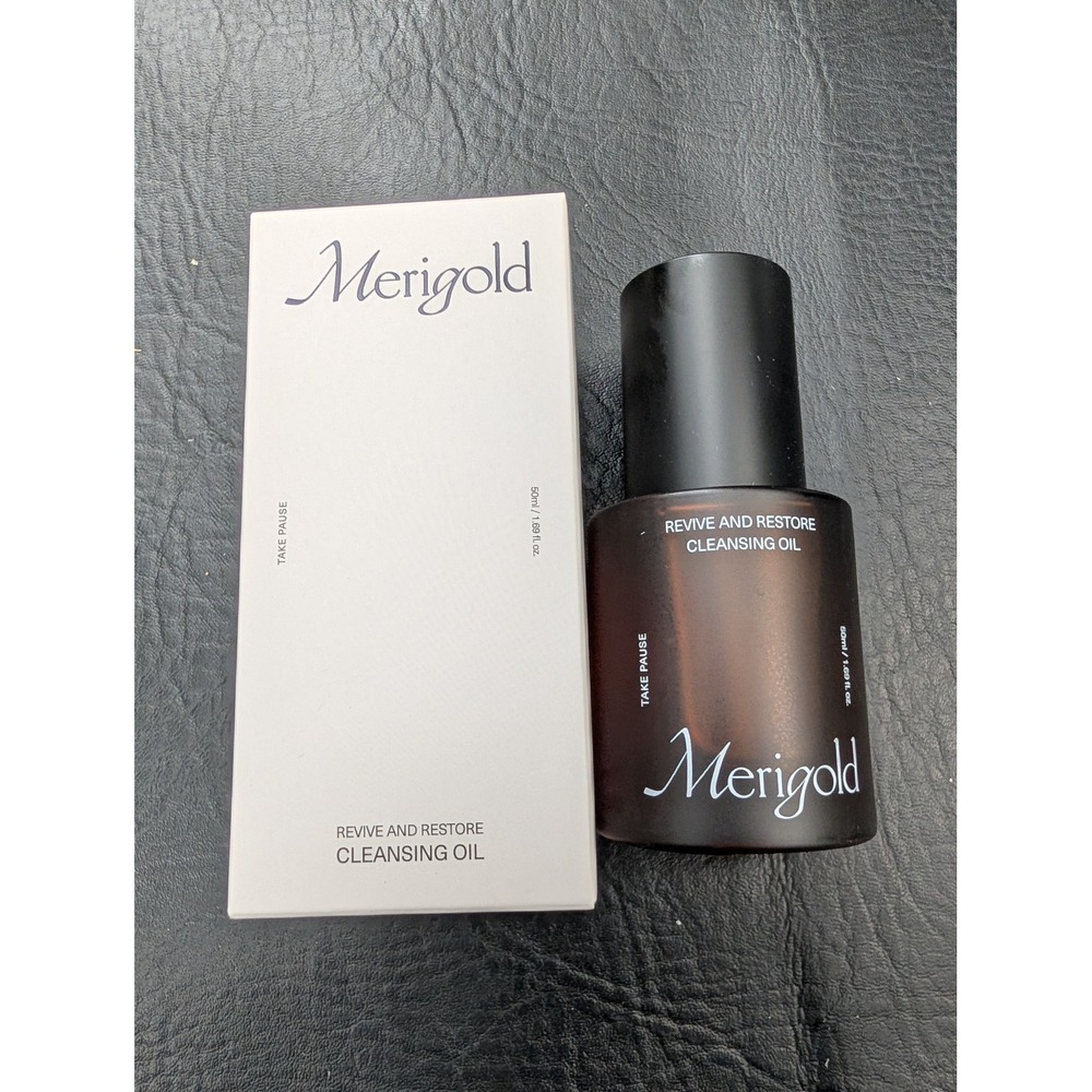 Merigold Revive and Restore Cleansing Oil 50ml 1.69 fl oz Vegan Cruelty Free NEW
